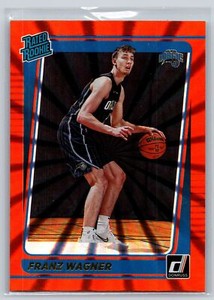 2021-22 Donruss #235 Franz Wagner Holo Orange Laser