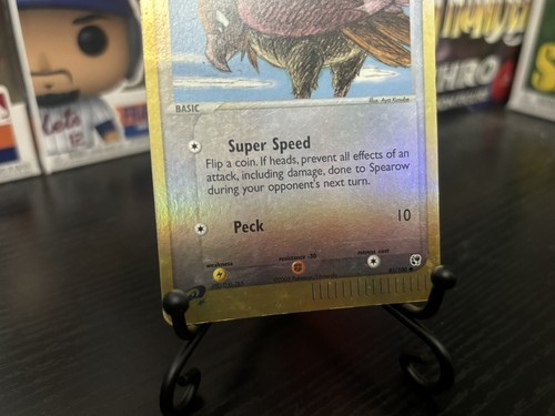 Pokemon TCG EX Tempesta di Sabbia - Carta Holo Inversa Spearow 81/100 - D1 - Foto 4 di 6
