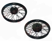 "FüR Royal Enfield Electra Std 40 Speichen Vorne Disc Bremse Hinterrad Felge 19 \""