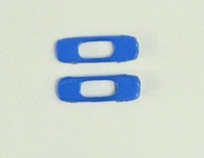 OAKLEY HOLBROOK SUNGLASSES REPLACEMENT SIDE TEMPLE ICONS POLISHED BLUE SKY SET 2