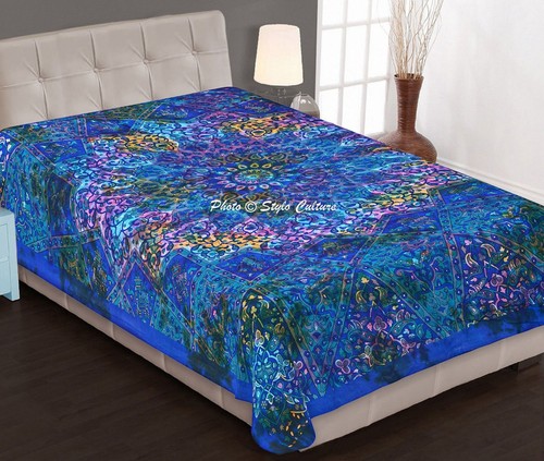 Twin Size Mandala Bedding Bed Cover Tapestry Hippie Bohemian Wall Hanging Throw - Picture 22 of 31