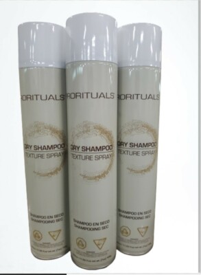 ProRituals Dry Shampoo Texture Spray 11.55 oz  - Package of 3