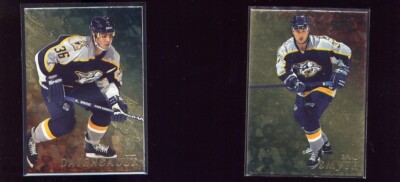 1998-99 BE A PLAYER Gold Parallel #76 Jean Jacques Daigneault Ana/NYI