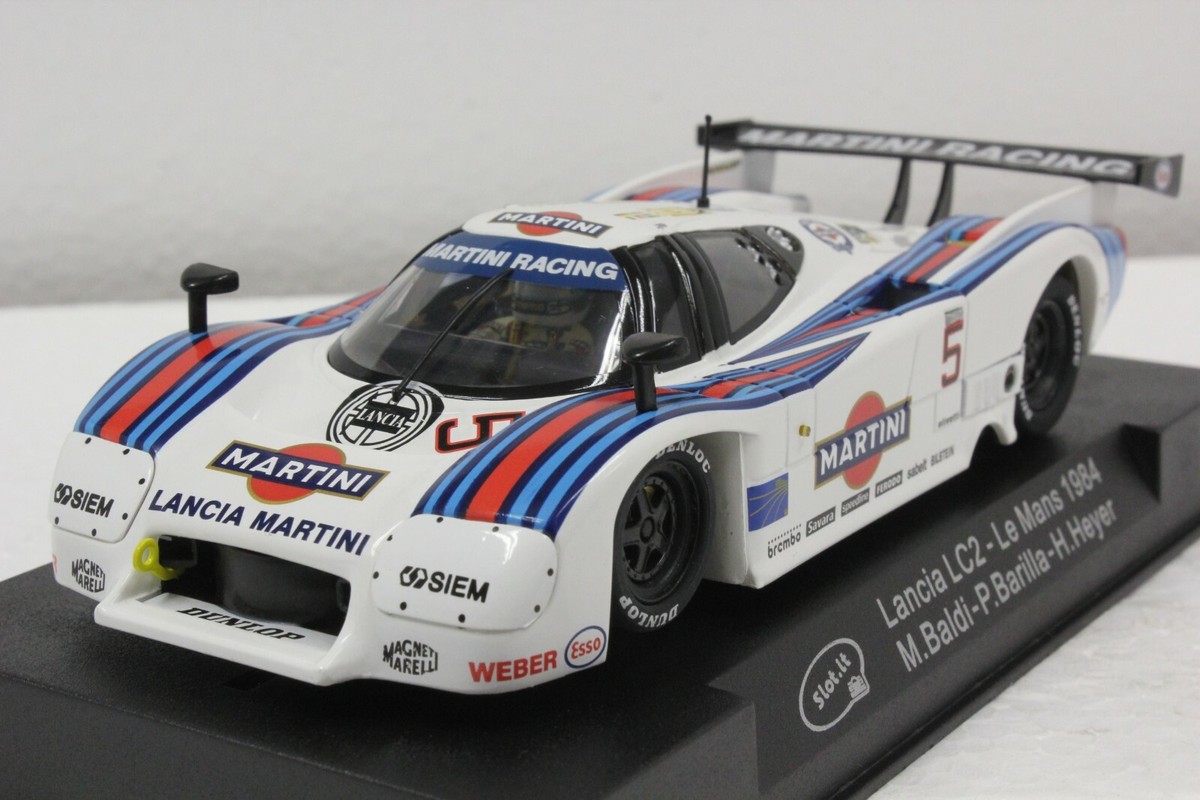 Slot It SICA08B Martini Lancia LC2-84 Le Mans 1984, #5 1/32 Slot