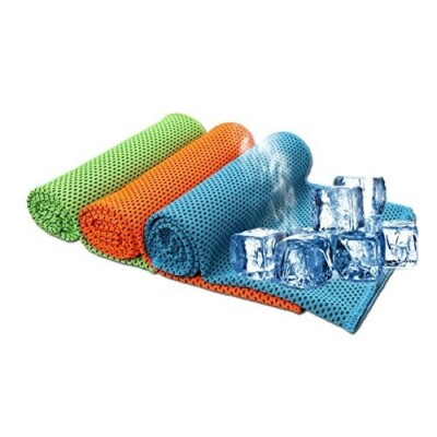 3 x SHISHUO KÜHLTUCH **3ER-PACK 85X30 CM EISKALT SOFORTENTLASTUNG SCHNELLTROCKNEN*