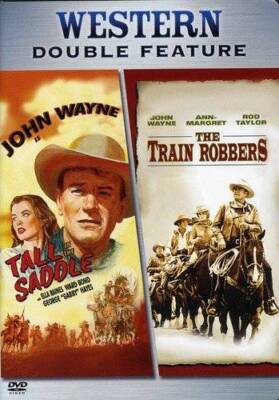 The Train Robbers / Tall in the Saddle - DVD By Various - GOOD