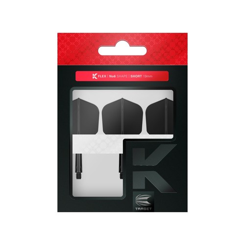 Target K-Flex Molded Flight & Shaft No.2 Juego de 3 Elige Color y Tamaño - Imagen 3 de 23