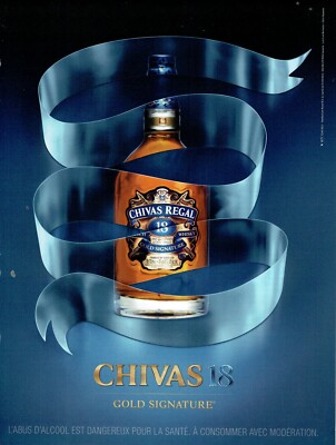 Werbung Advertising 049 2011 Whisky Chivas 18 Gold Signature