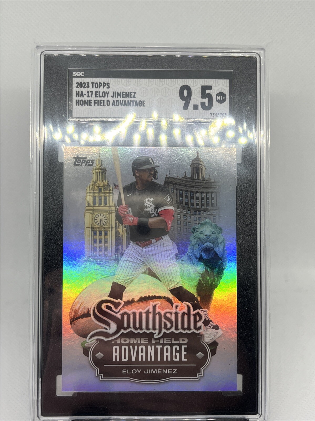 2023 Topps #HA-17 Eloy Jimenez Home Field Advantage SGC 9.5