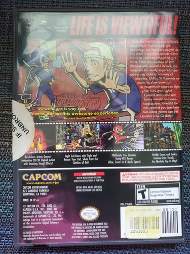 Viewtiful Joe (Nintendo GameCube, 2003) Great Condition! + Box + Manual - Picture 2 of 3