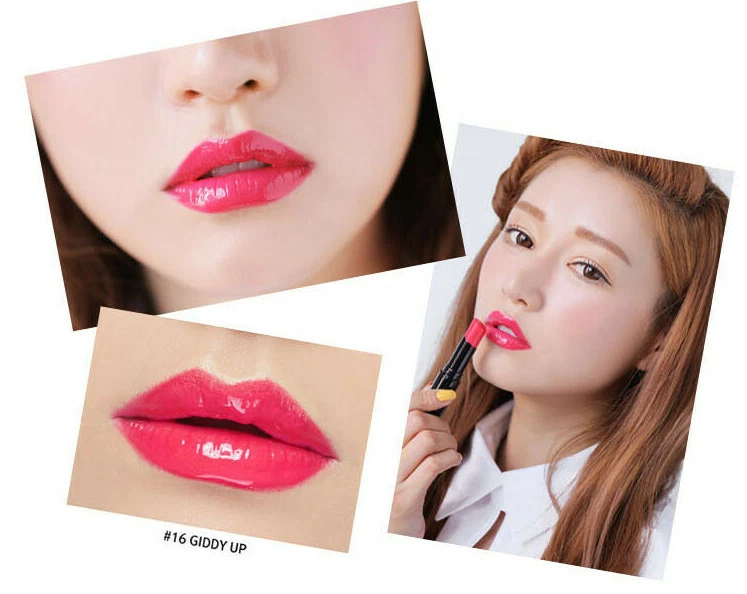 [3 Concept Eye] 3CE COLOR DE LABIOS CREMOSO #16 GIDDY UP Korea Cosmetics Vendedor de EE. UU. Foto 2 de 2