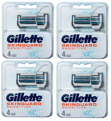 16x Gillette SkinGuard Sensitive Rasierklingen / 4x 4er Klingen Pack Set OVP