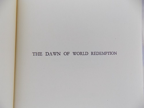 The Dawn of World Redemption 1953 Bible by Erich Sauer 2 ed Hardcover Very Good+ - Picture 5 of 11