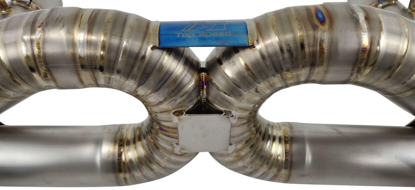 Fit Ferrari F8 Tributo 20-22 Titanium X-Pipe Exhaust System W/O Valve RAW