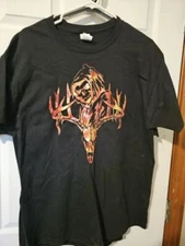 Deer Skull T Shirt Multiple Sizes and Color Variations