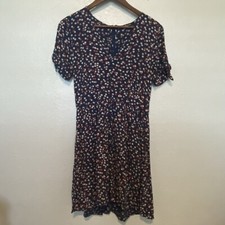 Madewell dress Navy Floral Sz 0 Flowing Sundress