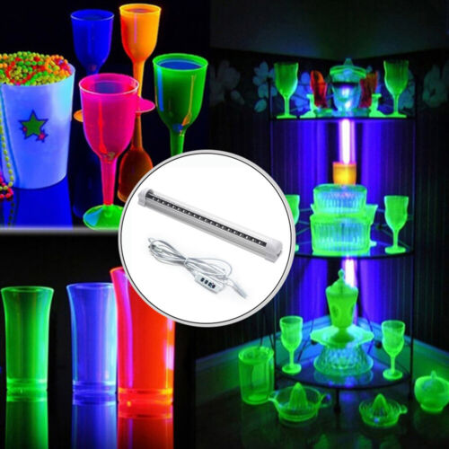 LED UV Black Light Fixtures Party Club DJ Lights Lamp Light Bar Strip 395-400nm - Picture 1 of 17