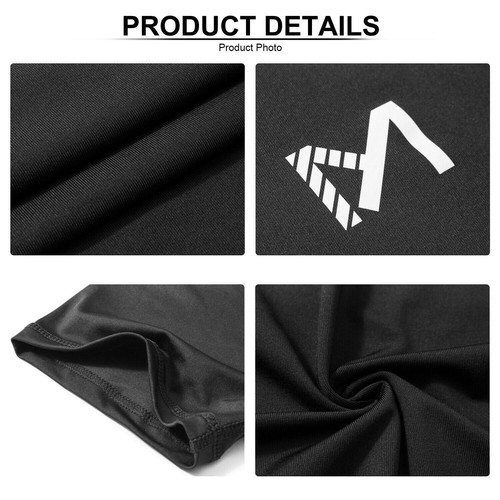 Men's Compression Base Layer T-Shirt Gym Fitness Bodybuilding Short Sleeve Tops - Picture 8 of 15