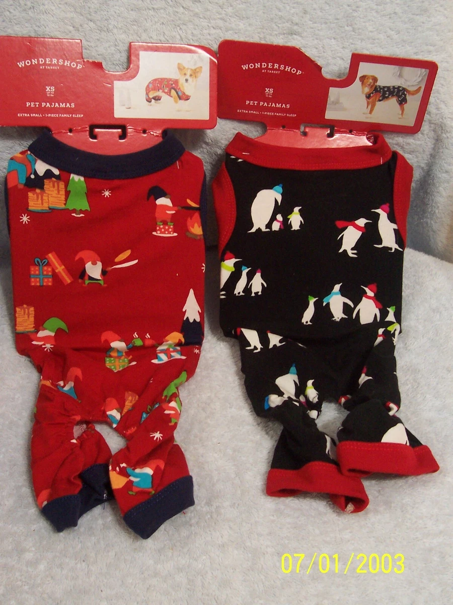 Dog Christmas 1 Gnome 1 Penguin One Piece Pajamas New Size Extra
