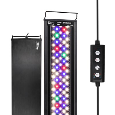 hygger 12 18 24 30 36 48'' HIGH LUMEN Aquarium LED Light Fish Tank Lamp