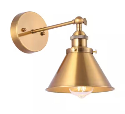  matrix decor 1-Light Golden Sconce Wall Light, Free Shipping!