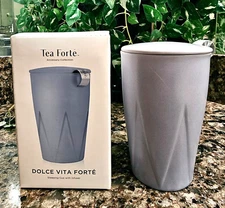 Tea Forte Steeping Cup With Infuser Kati -Purple  New in Box