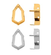 Superior PRIMERO Fancy Stones Settings Fits to 4707 Slim Trilliant Crystals