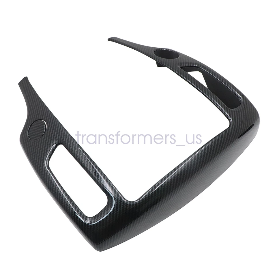 Cubierta de cuadro de navegación de control central estilo fibra de carbono para Nissan 370Z Foto 2 de 4