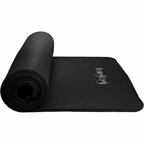 HemingWeigh 1 inch Thick Yoga Mat, Extra Thick, Non Slip Exercise Mat for