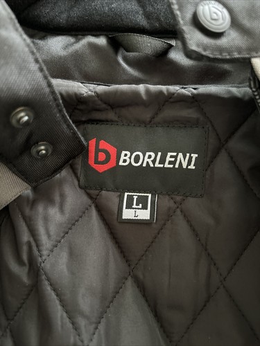 Borleni Motorcycle Jacket Motorbike Riding Men L Windproof - Missing Pads - Picture 9 of 9