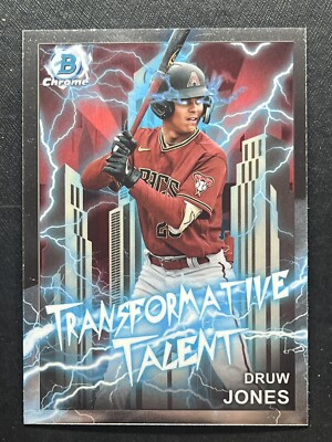 2023 Bowman Draft Chrome Druw Jones Transformative Talent TT-3 Diamondbacks