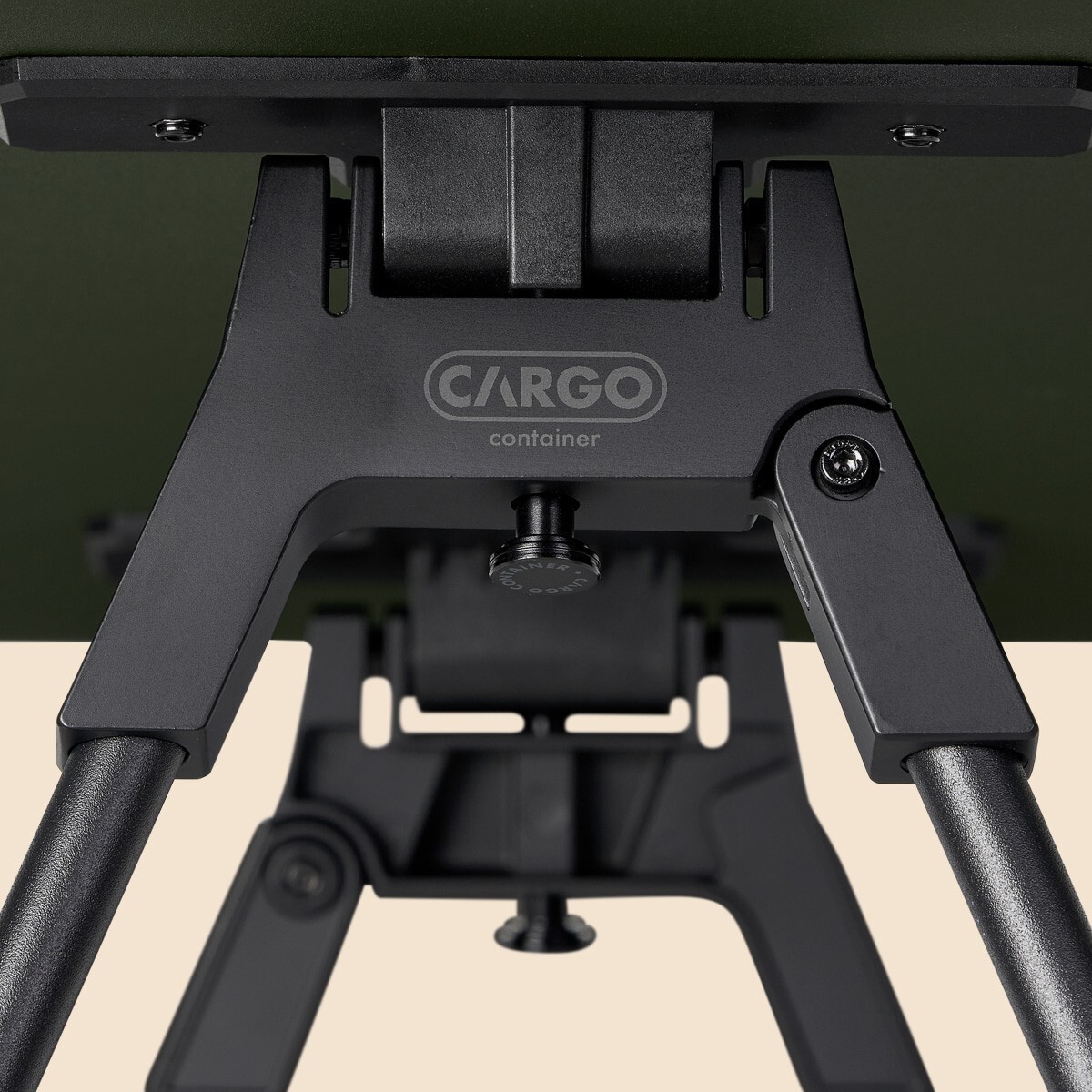 CARGO CONTAINER End Table Compact Camping Table + Table Carry Bag