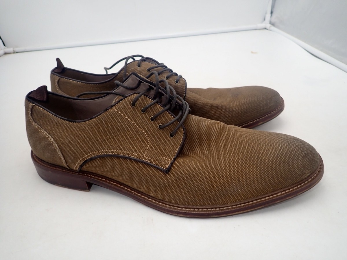 Ashton Grey Kahwin Brown Textile Dress Shoe Size 11.5 | eBay display picture 1
