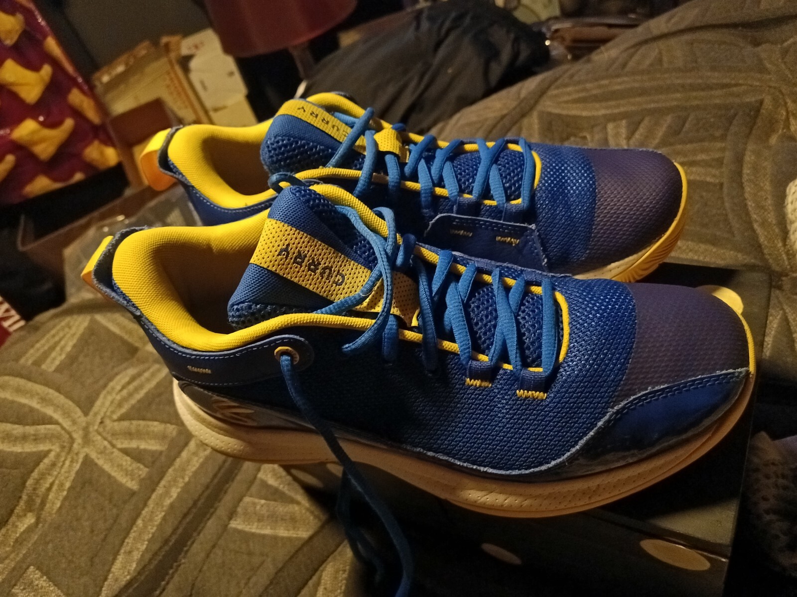 Size 9 Under Armour 3Z5 NM Blue Yellow for sale online eBay