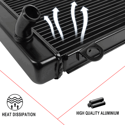 Radiator Cooler Cooling For Honda Shadow VT 600 C 1988-97 VLX400