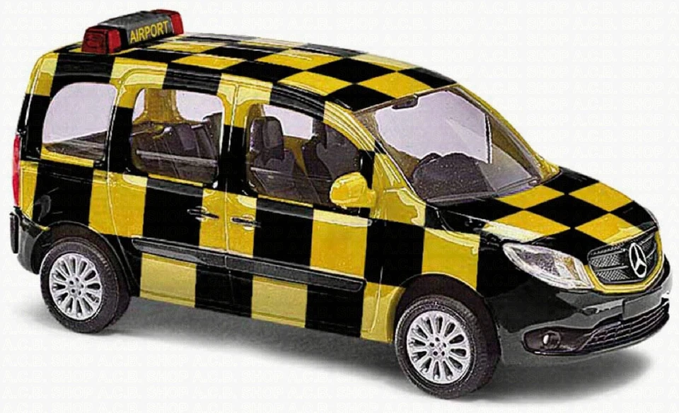 Mercedes Benz Citan W415 Familiare Follow Me Stoccarda Aereoporto 1:87 Busch - Immagine 2 di 2