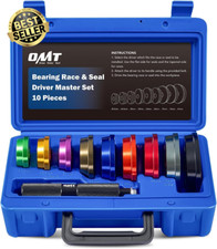 Bearing Press Kit 10Pc, Race & Seal Driver Set with Adapters for Installation