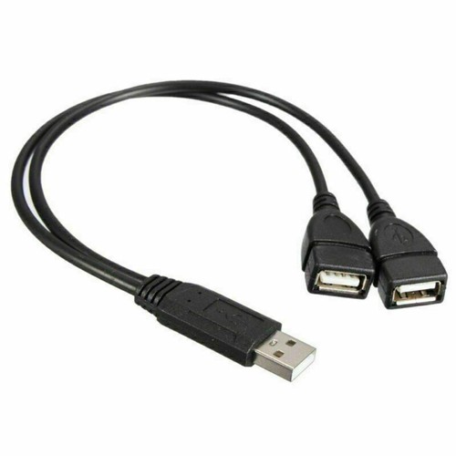 Adaptateur répartiteur en Y USB 2.0 A mâle vers 2 prises femelles double=`~ H0X5 - Picture 9 of 10