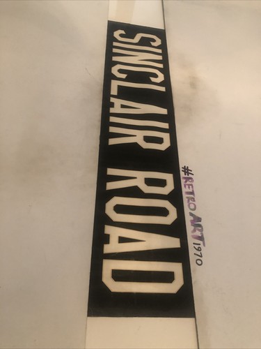 KELBUS Aberdeen 1960 A2 Linen Bus Destination Blind 30”- Sinclair Road - Picture 2 of 12