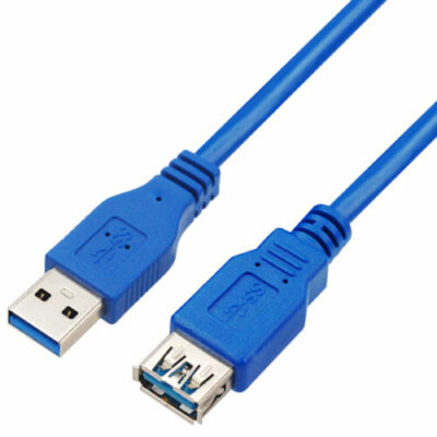 USB 3.0 Verlängerungskabel Schnell Extender Datenkabel Stecker auf Buchse 0,5m bis 5m SET