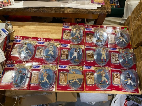 (13) 1996 Starting Lineup Cooperstown Collection LOT Aaron Ott Clemente +++