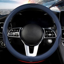 Car Steering Wheel Cover Breathable Ice Silk Leather Anti Slip Handle 15 Inch Car Steering Wheel Cover Breathable Ice Silk Leather Anti Slip Handle 15 Inch