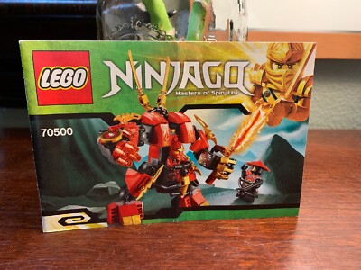 LEGO Ninjago Kai's Fire Mech 70500 Instructions Manual ONLY | eBay
