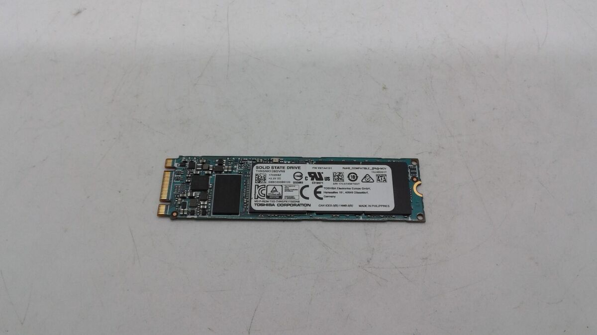 Toshiba M.2 2280 128gb SSD Solid State Drive THNSNK128GVN8 Toshiba M.2 2280 128gb SSD Solid State Drive THNSNK128GVN8