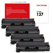 4 PK CRG 137 Toner Cartridge For Canon 137 ImageClass MF249dw MF236n MF242dw