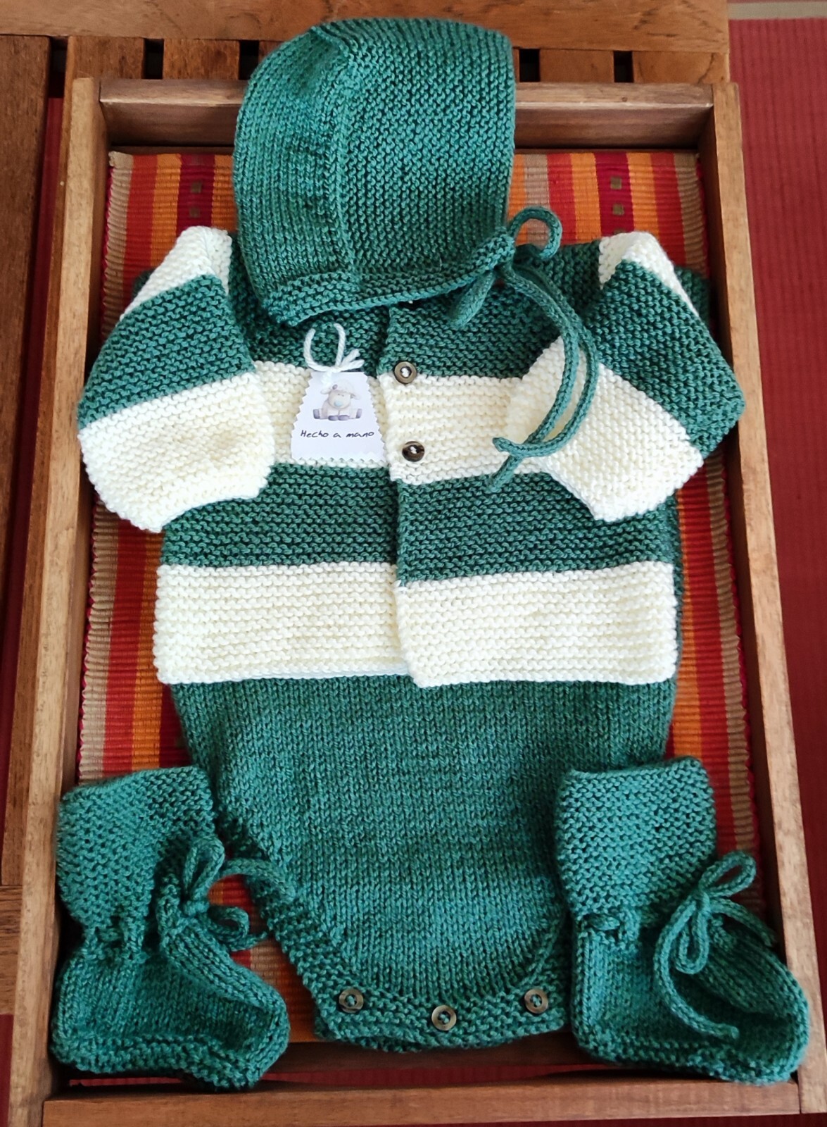 Conjunto de punto para bebé