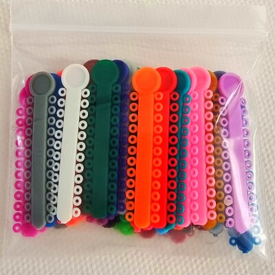 1008PCS Ortho Dental Ligature Rubber Ties Bands Braces Orthodontic Elastic Bands
