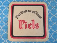 Vintage COASTER Bar Beer ~ PIELS Brewery ~ Founded in 1883 in Brooklyn, NEW YORK