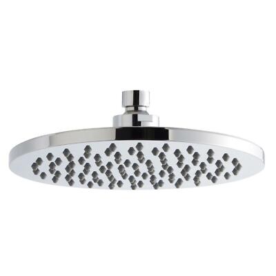 200 MM RUNDER CHROM KOPF WANDMONTIERTER REGENDUSCHKOPF MIT SCHWENKBOGEN