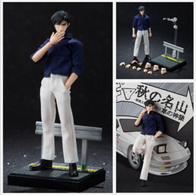 Dasin GT Model 6 Inch Anime Initial D Takahashi Ryousuke Action Figure Model
